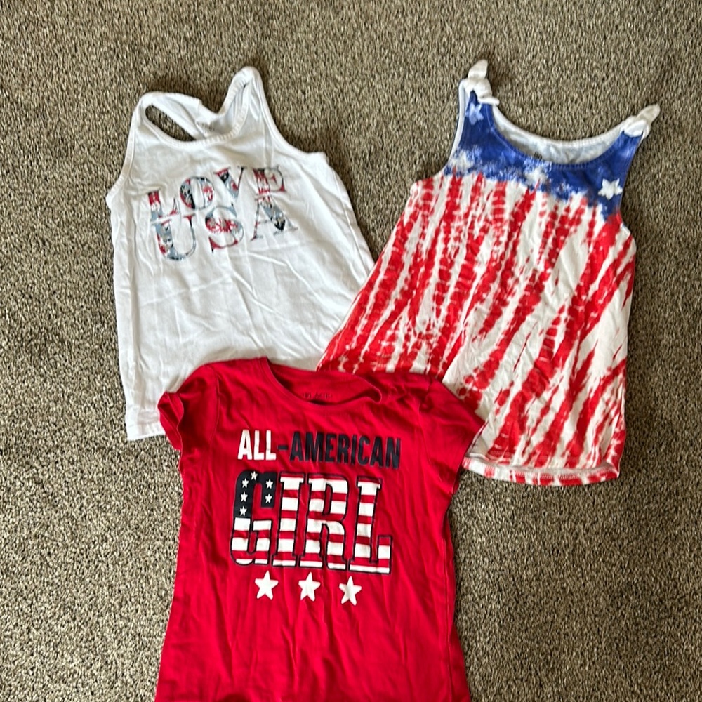 Set of patriotic shirts